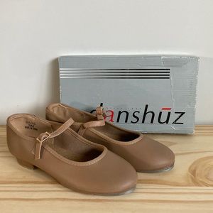 Danshuz |Tan Mary Jane Tap Dance Shoes sz 3